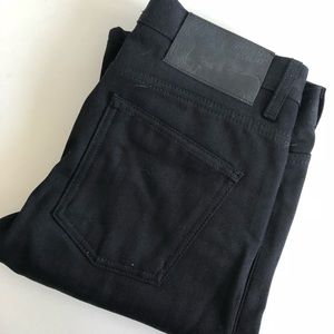 Naked & Famous Denim Solid Black Super Skinny Guy